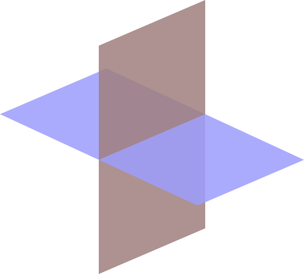 Intersecting planes